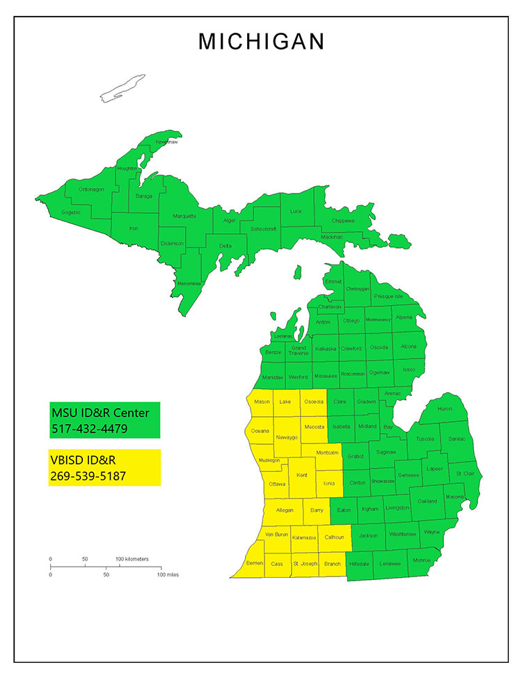 Regions Covered Migrant Student Services Michigan State University
